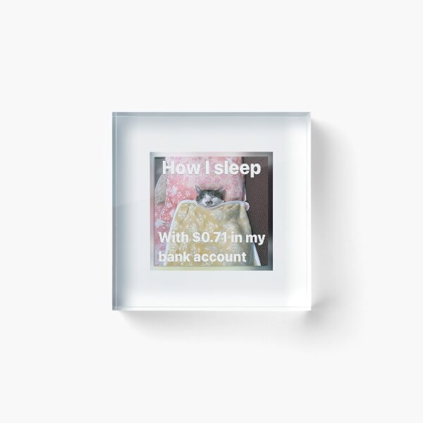 Item preview, Sleepy kitten meme designed and sold by Madysenc7071.