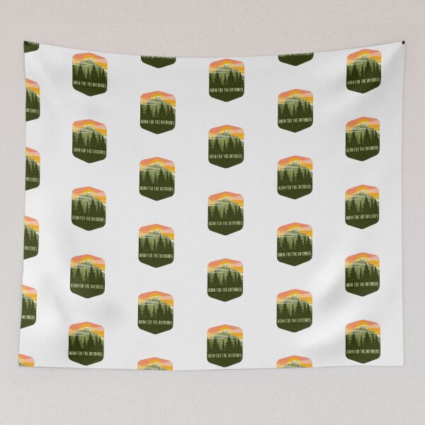 Item preview, Born for the outdoors designed and sold by Kal-El-Tees.