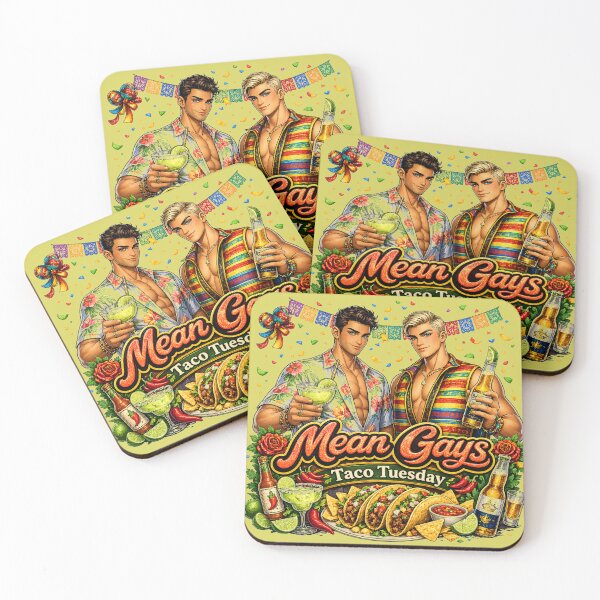 Item preview, Mean Gays - Taco Tuesday Edition designed and sold by Mean Gays.