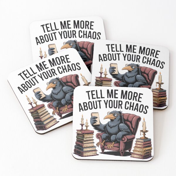 Item preview, Tell Me More About Your Chaos Gothic Crow Therapist designed and sold by Fitswear.