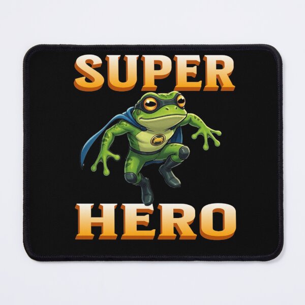 Item preview, Super Hero Frog designed and sold by TheEndDesign.