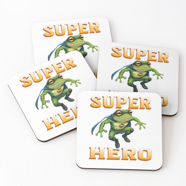 Item preview, Super Hero Frog designed and sold by TheEndDesign.