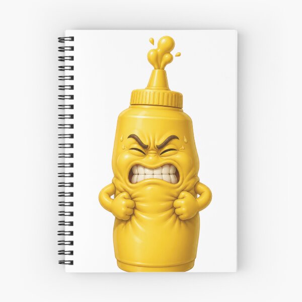 Item preview, Angry Mustard Bottle Cartoon Character designed and sold by jgvisualarts.