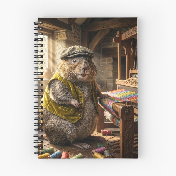 Item preview, Water Rat (Vole) Weaver Works at His Loom designed and sold by Tridentulus.