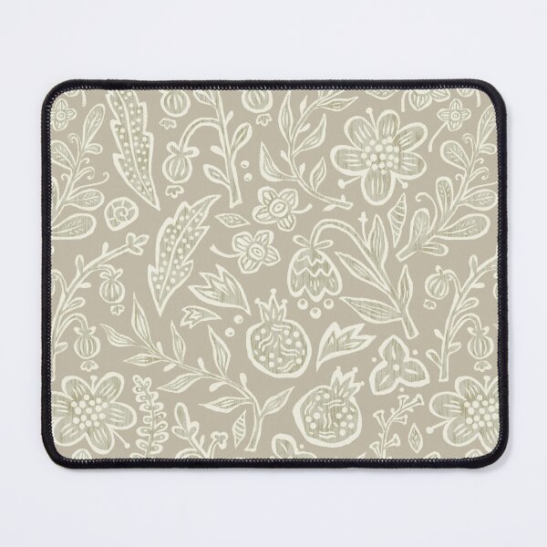 Item preview, Boho Folk Floral Pattern | Scandinavian Cottagecore Botanical Print on Beige designed and sold by SIR13.