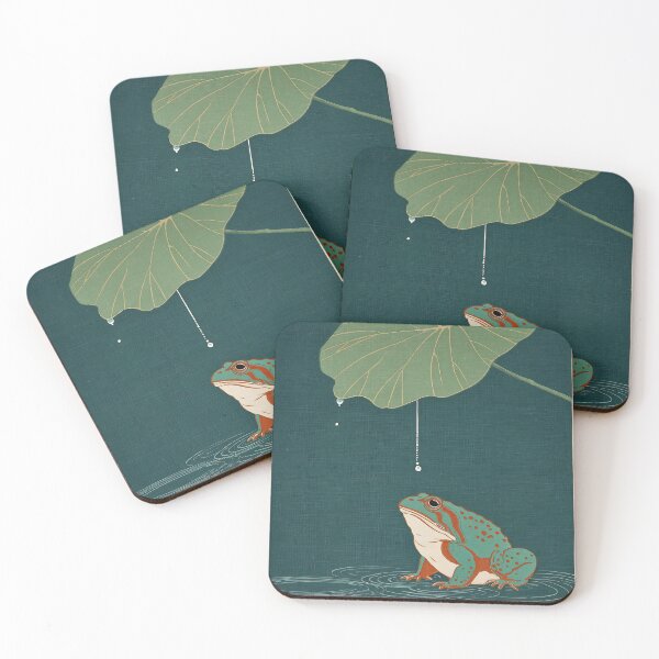 Item preview, Japanese Frog - Japandi Ukiyo e Painting designed and sold by KJNihonDesigner.