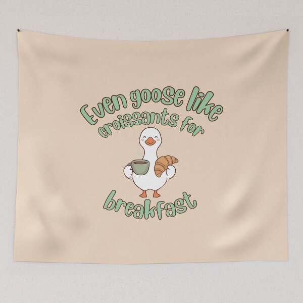 Item preview, Even goose like croissants for breakfast designed and sold by BritishDelights.