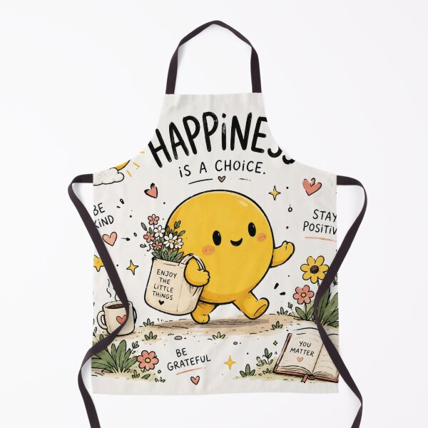 Item preview, Cute Kawaii Yellow Blob: Happiness Is A Choice. designed and sold by CraftMuse19.
