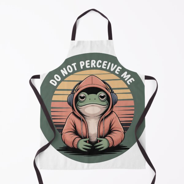 Item preview, Do Not Perceive Me Cozy Frog designed and sold by PrintologyAura.