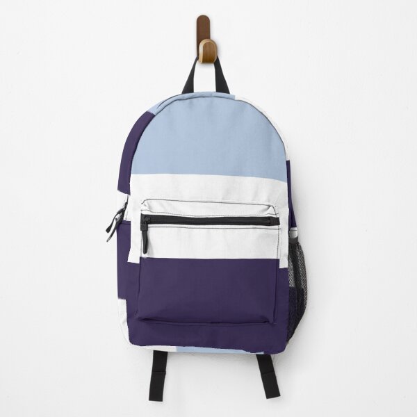 Item preview, 3 Three ALICE BLUE, NAVY BLUE and WHITE Horizontal STRIPES designed and sold by RachelMacht.