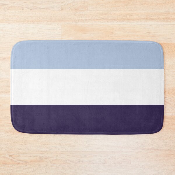 Item preview, 3 Three ALICE BLUE, NAVY BLUE and WHITE Horizontal STRIPES designed and sold by RachelMacht.