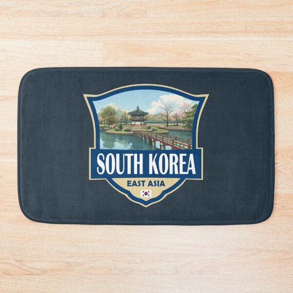 Item preview, South Korea Illustration Retro Badge designed and sold by KrisSidDesigns.