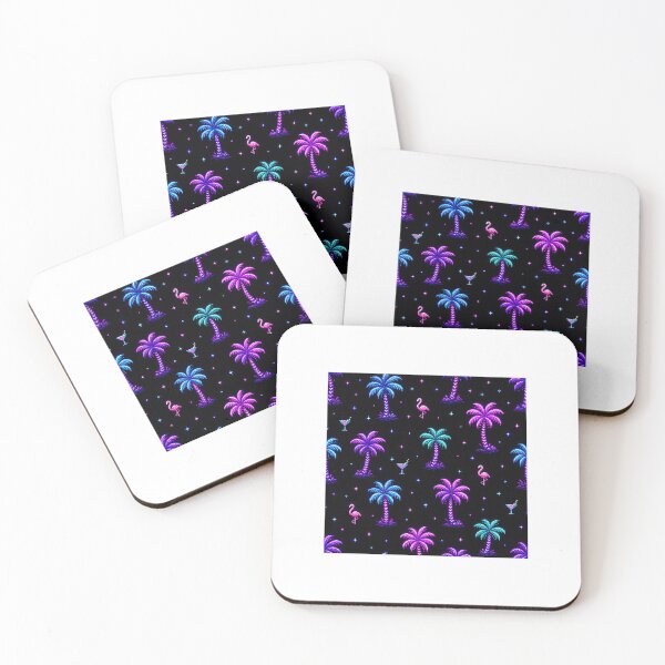 Item preview, 80s and 90s Retro Pixel Palm Tree Pattern designed and sold by AeonAcademy.