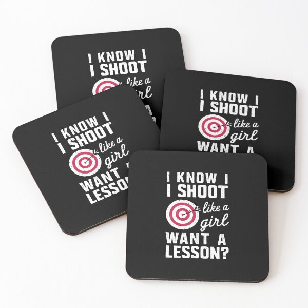 Item preview, Shoot Like A Girl Lesson designed and sold by SiarheiYur.