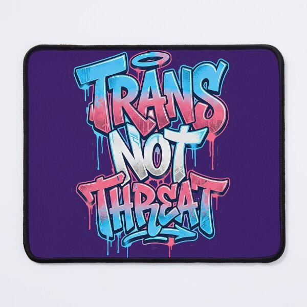 Item preview, Trans Not Threat V1 designed and sold by EvergreenPark - Tee Studio.