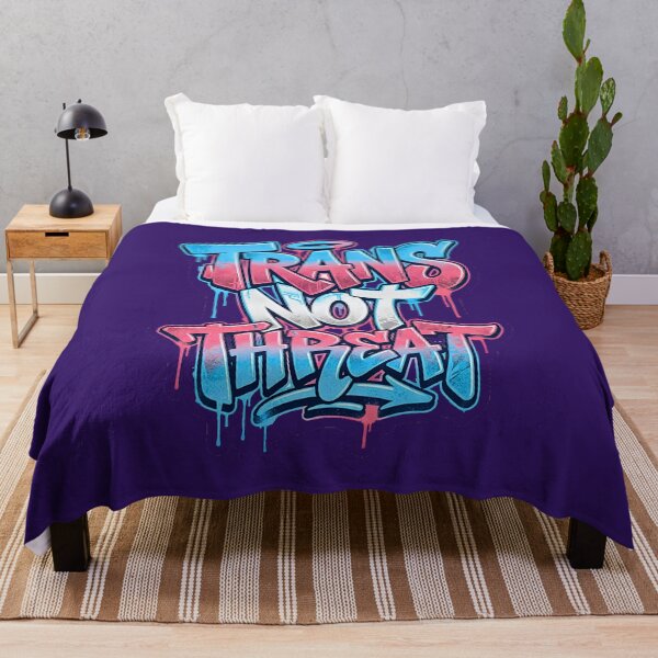 Item preview, Trans Not Threat V1 designed and sold by EvergreenPark - Tee Studio.