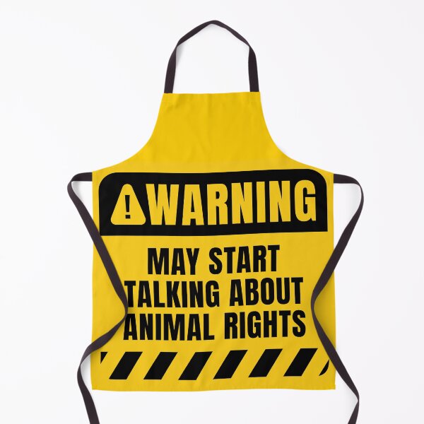 Item preview, Animal Rights Warning Sign designed and sold by MaryAller.