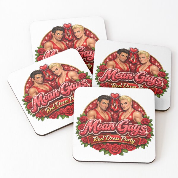 Item preview, Mean Gays - Red Dress Party Edition designed and sold by Mean Gays.