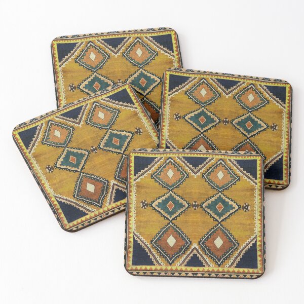 Item preview, Desert Sunburst Tribal Mosaic designed and sold by SpaceBazaar.
