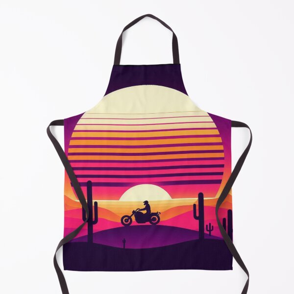 Item preview, Desert Sunset Rider – Retro Vaporwave Art designed and sold by Dogandesighn.