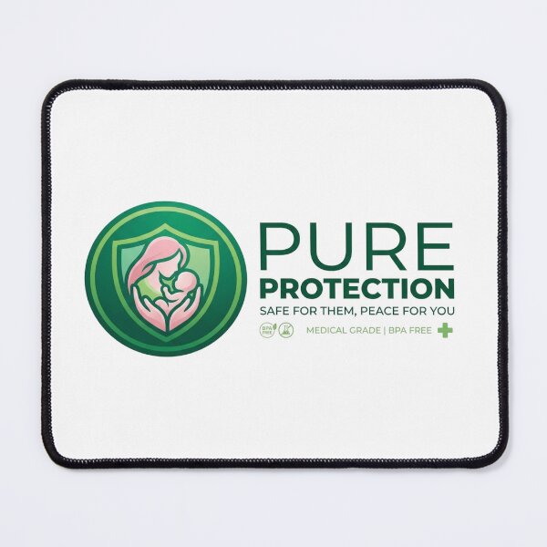 Item preview, Pure Protection - Medical Grade & Toxin-Free Emblem for New Moms designed and sold by ZarouraMed.