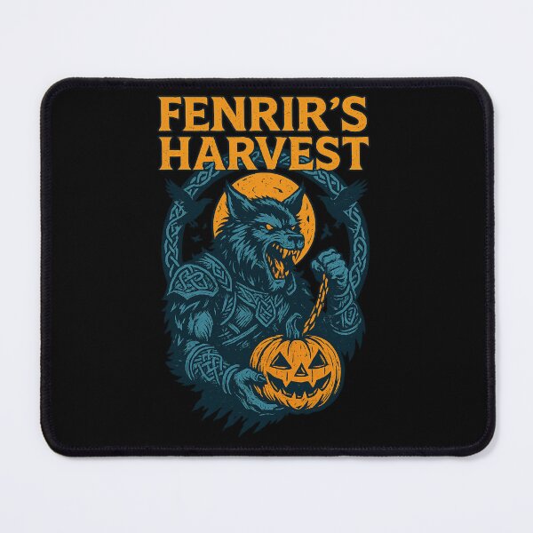 Item preview, Fenrir’s Harvest Viking Werewolf Wolf Halloween Pumpkin designed and sold by Mythborn Saga.