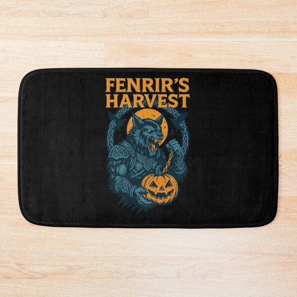 Item preview, Fenrir’s Harvest Viking Werewolf Wolf Halloween Pumpkin designed and sold by Mythborn Saga.