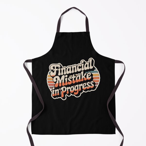 Item preview, Financial Mistake In Progress Retro Script Design designed and sold by PROPera-design.