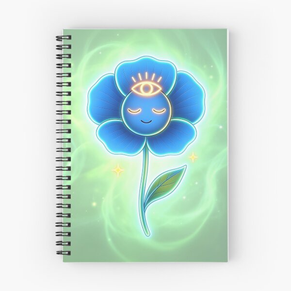 Item preview, Blue Poppy Third Eye – Spiritual Awakening – Glowing Chakra Flower Design designed and sold by Authentic Kaleidoscope.