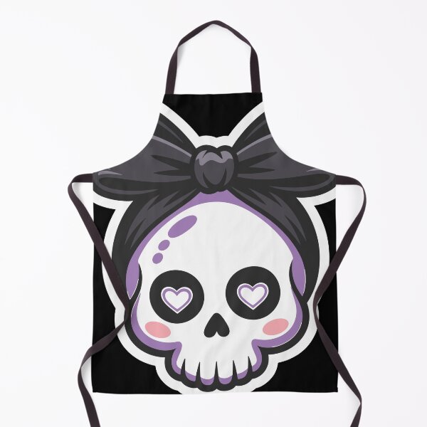 Item preview, Kawaii Spooky Skull designed and sold by ImStickerHappy.