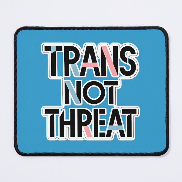 Item preview, Trans Not Threat V3 designed and sold by EvergreenPark - Tee Studio.