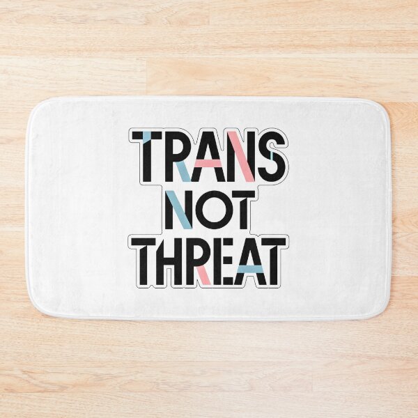 Item preview, Trans Not Threat V3 designed and sold by EvergreenPark - Tee Studio.
