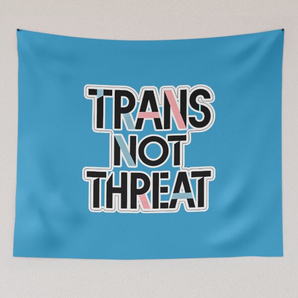 Item preview, Trans Not Threat V3 designed and sold by EvergreenPark - Tee Studio.