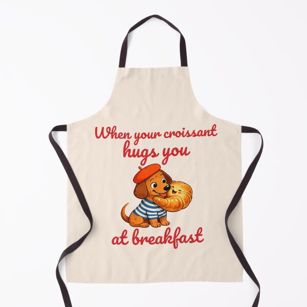 Item preview, When your croissant hugs you at breakfast. designed and sold by BritishDelights.