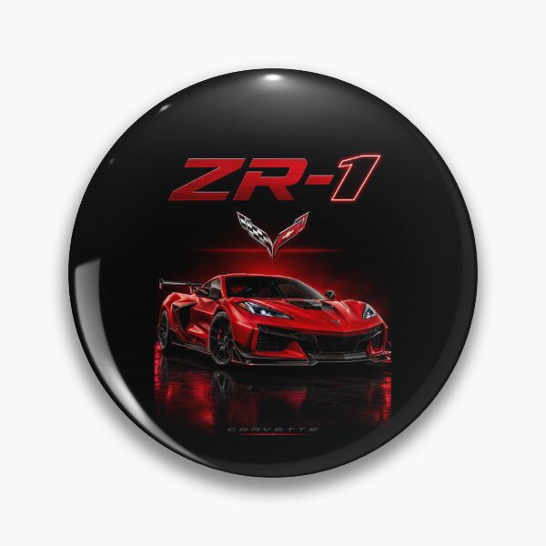Item preview, Chevrolet Corvette ZR1 C8 Mid-Engine American Sports Car Vivid Art designed and sold by TheArtOfCar.