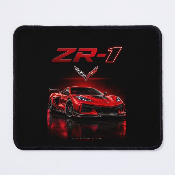 Item preview, Chevrolet Corvette ZR1 C8 Mid-Engine American Sports Car Vivid Art designed and sold by TheArtOfCar.