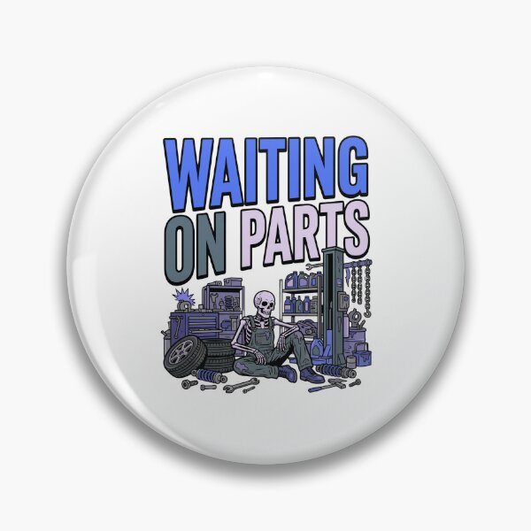 Item preview, funny mechanic waiting on car parts designed and sold by ArtDesignTp.