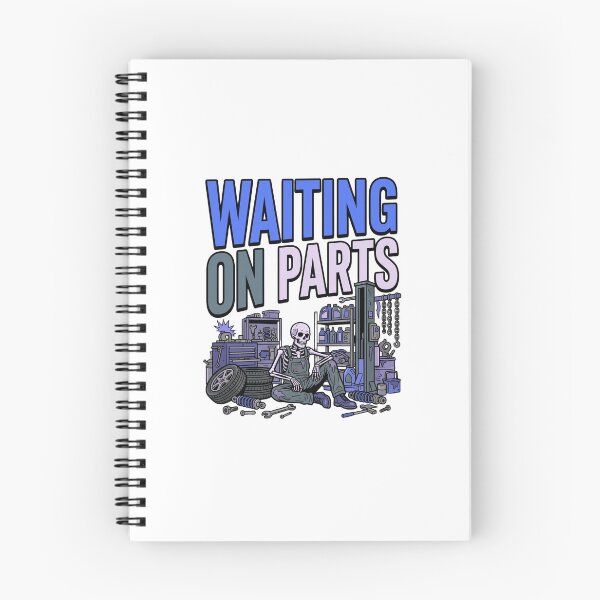 Item preview, funny mechanic waiting on car parts designed and sold by ArtDesignTp.
