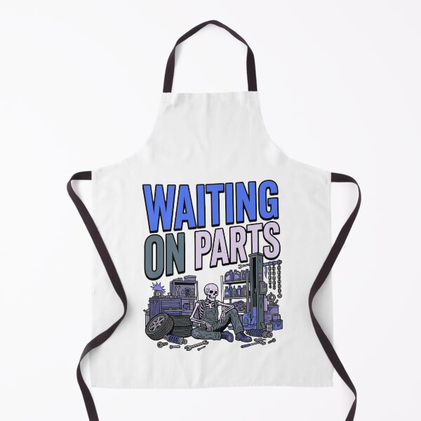 Item preview, funny mechanic waiting on car parts designed and sold by ArtDesignTp.