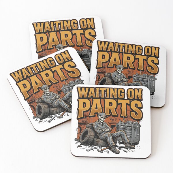 Item preview, skeleton mechanic shop life humor designed and sold by ArtDesignTp.