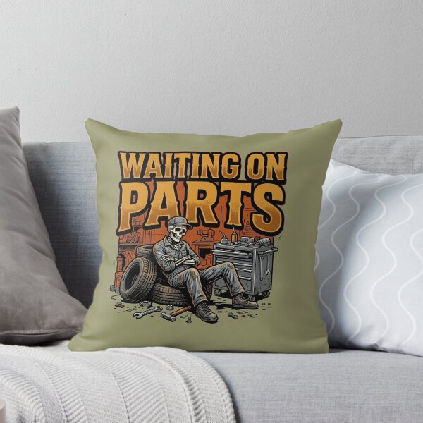 Item preview, skeleton mechanic shop life humor designed and sold by ArtDesignTp.