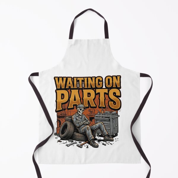 Item preview, skeleton mechanic shop life humor designed and sold by ArtDesignTp.