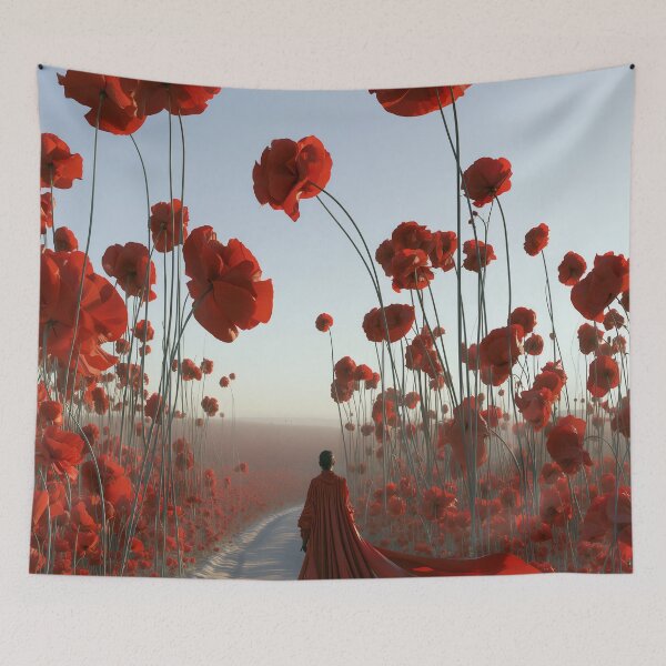 Item preview, Crimson Pilgrimage Through the Blooming Colossus designed and sold by oanaunciuleanu.