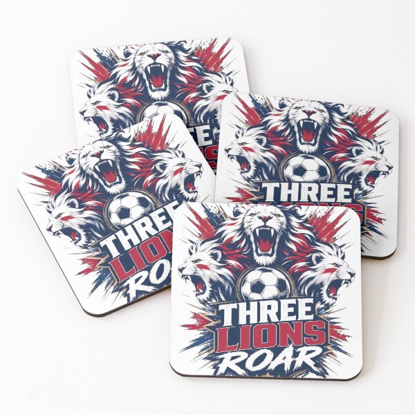 Item preview, Three Lions Roar England World Cup 26 Tee designed and sold by TshirtHeros.