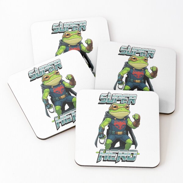 Item preview, Super Hero Frog designed and sold by TheEndDesign.