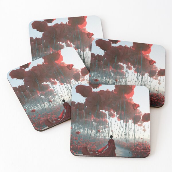 Item preview, Crimson Pilgrimage Through the Blooming Colossus designed and sold by oanaunciuleanu.