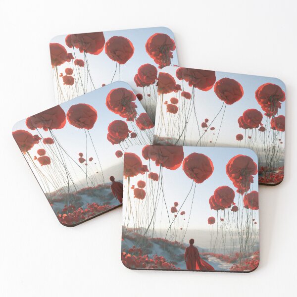 Item preview, Crimson Pilgrimage Through the Blooming Colossus designed and sold by oanaunciuleanu.