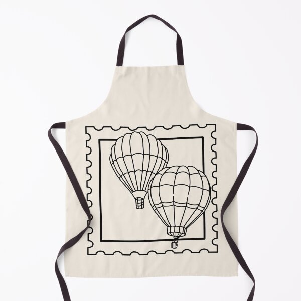 Item preview, Retro Aeronautic Postage Stamp - Antique Balloon Adventure Art designed and sold by AliAltinelArt.