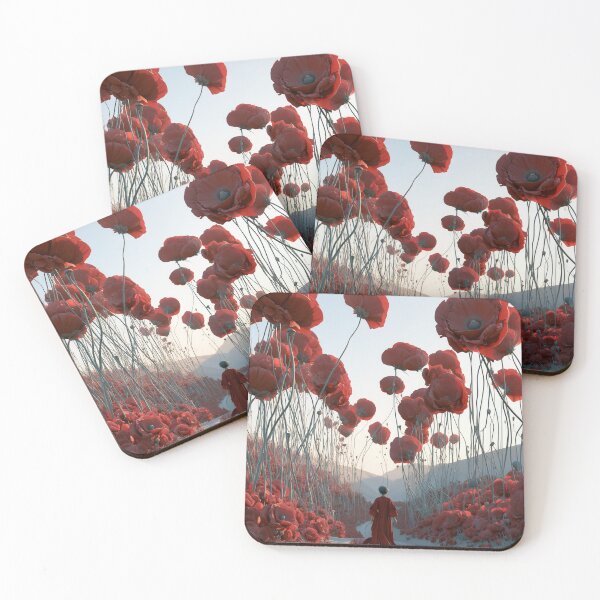 Item preview, Crimson Pilgrimage Through the Blooming Colossus designed and sold by oanaunciuleanu.