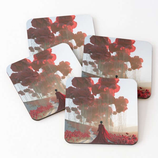 Item preview, Crimson Pilgrimage Through the Blooming Colossus designed and sold by oanaunciuleanu.